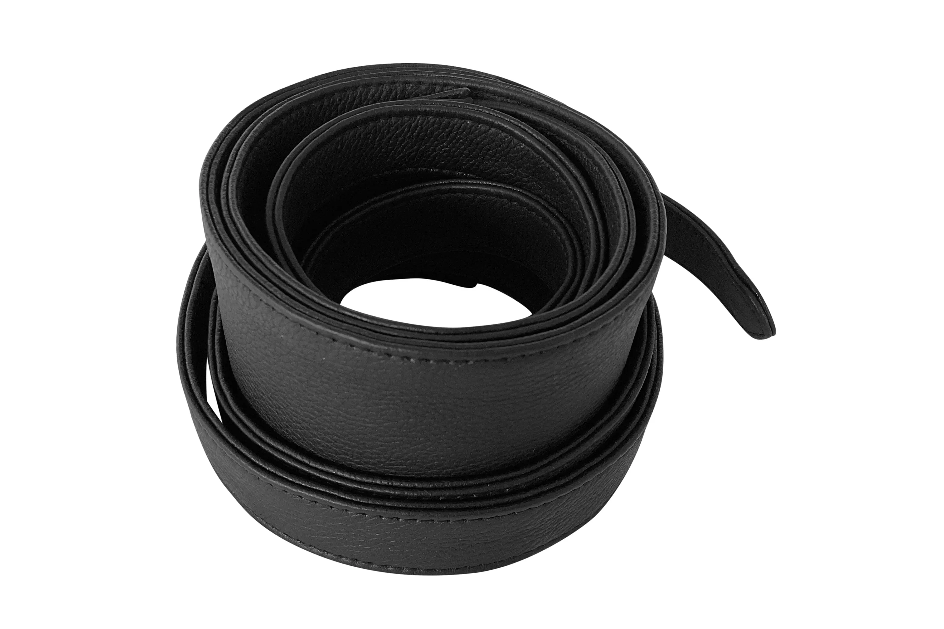 Leather Obi Wrap Belt Black