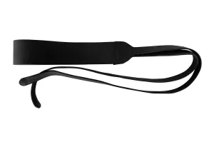 Leather Obi Wrap Belt Black