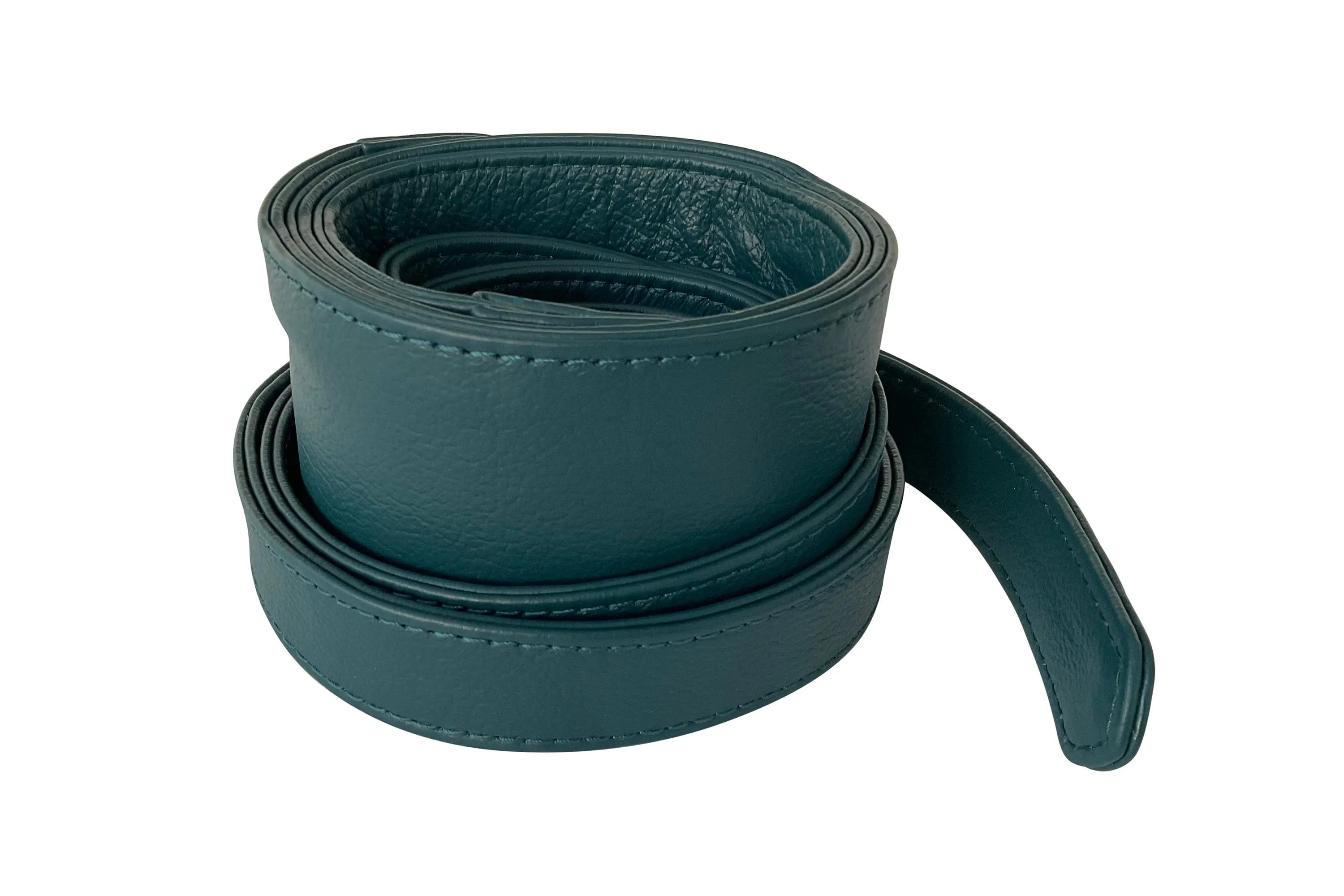 Leather Obi Wrap Belt Teal