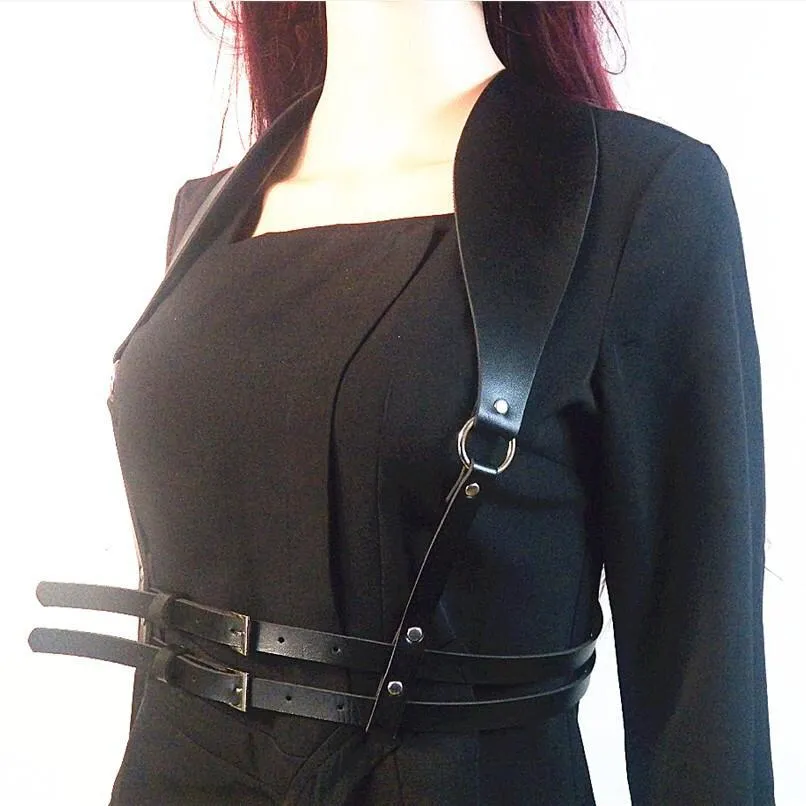 Leather Waist Harness Body Chain Belt