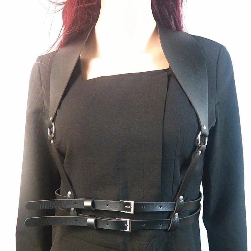 Leather Waist Harness Body Chain Belt