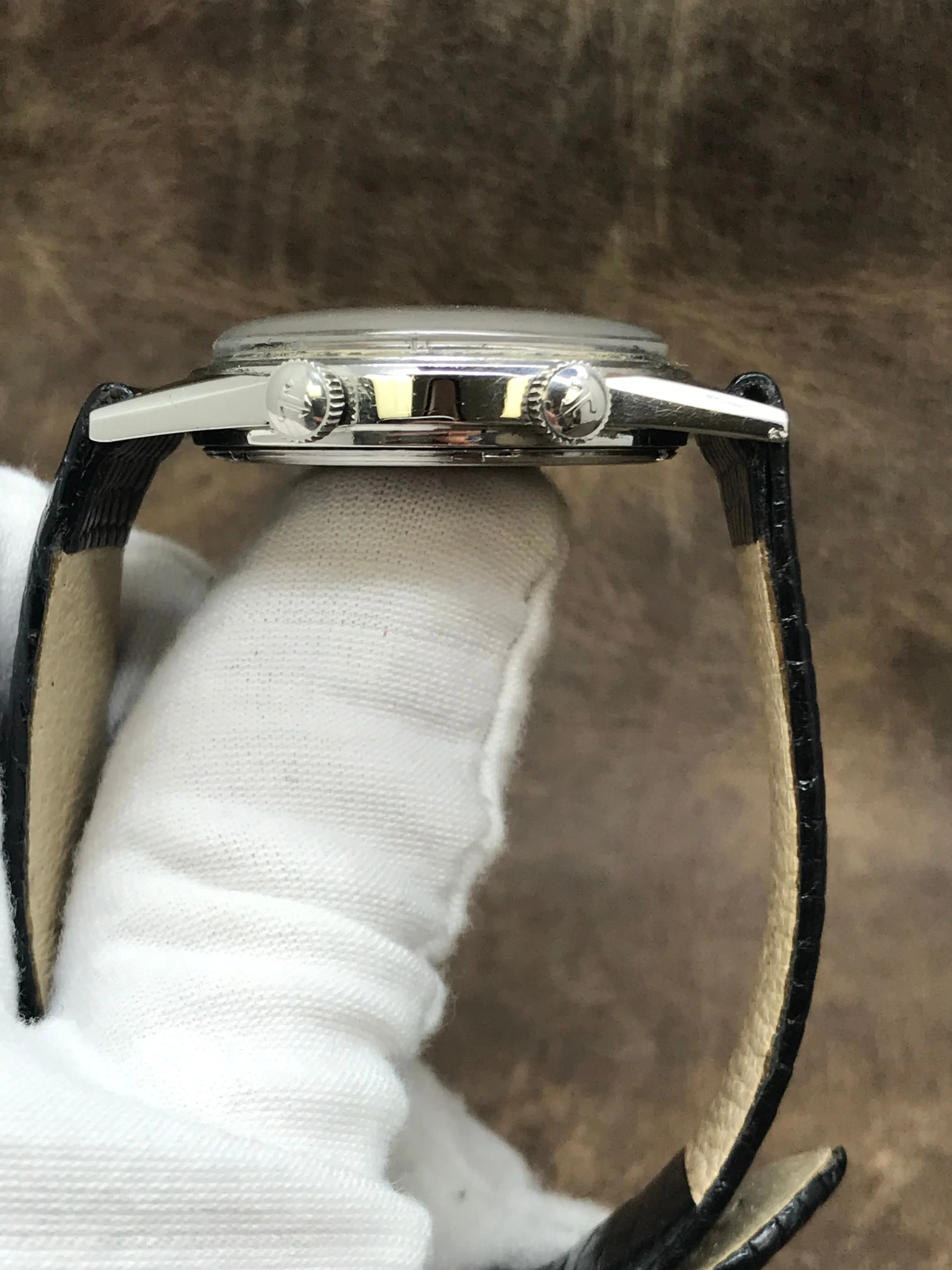 LeCoultre Memovox LeCoultre Memovox Alarm Silver Dial Manual Widning Men's Watch