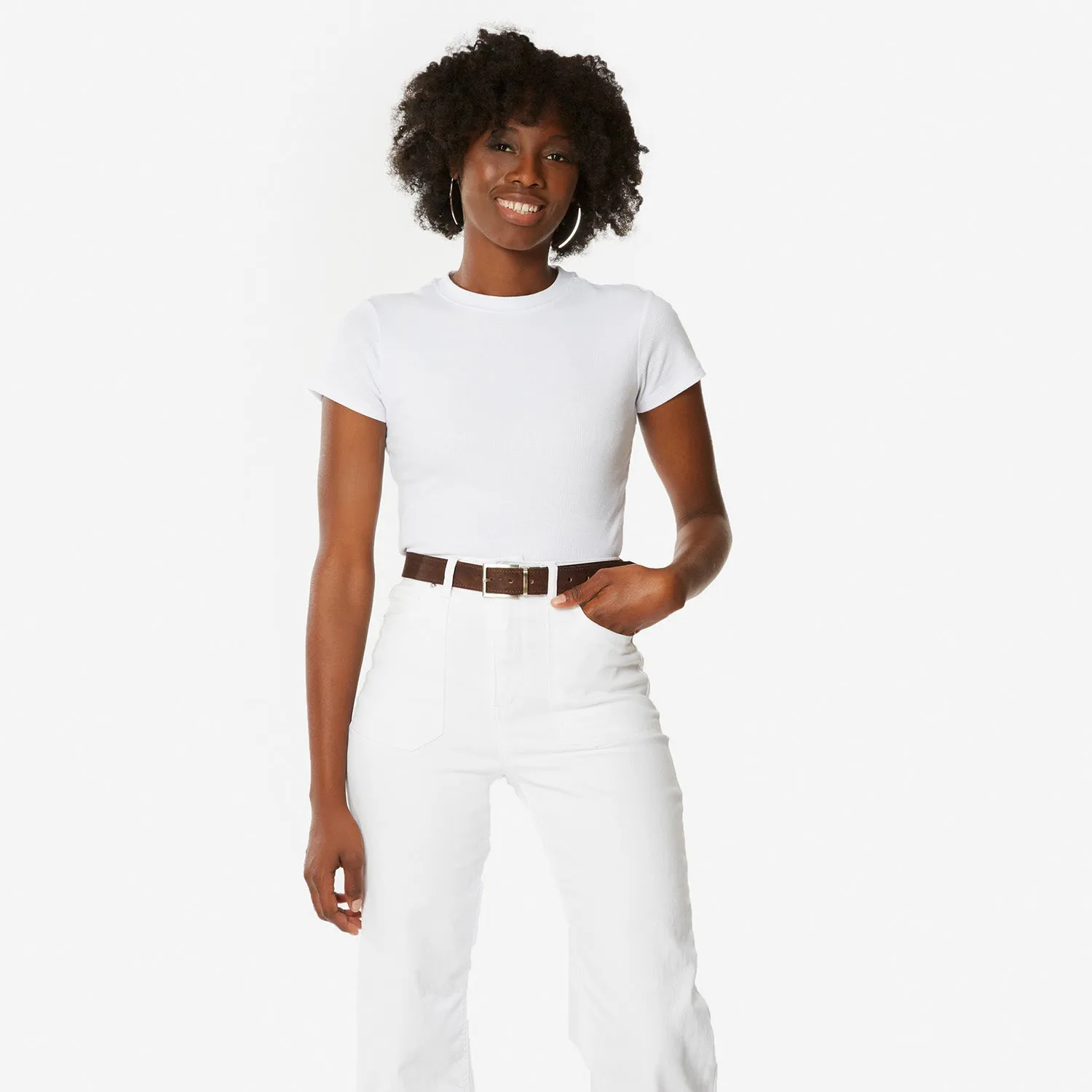Lee Reversible Unisex Cork Belt - Chocolate Brown