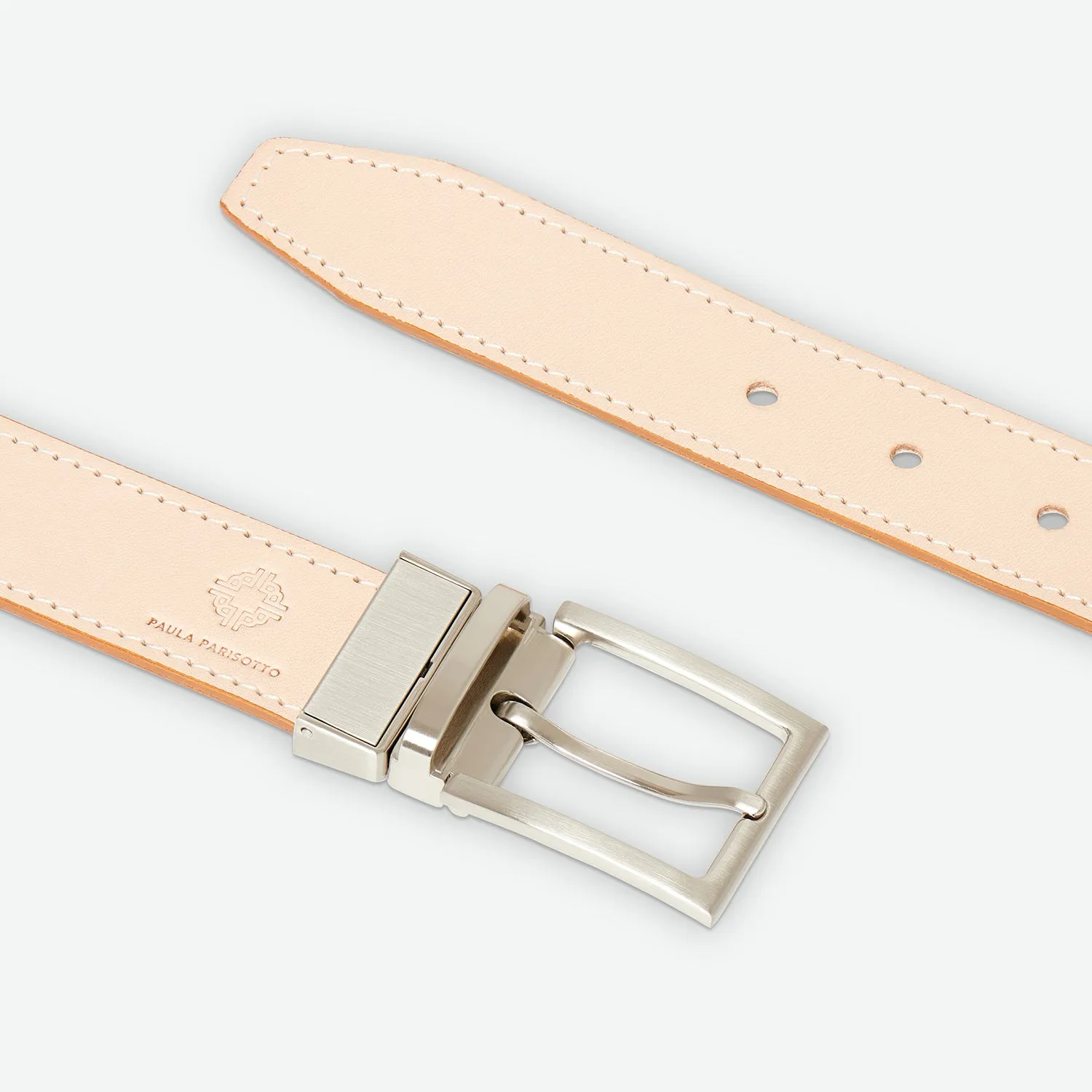 Lee Reversible Unisex Cork Belt - Chocolate Brown