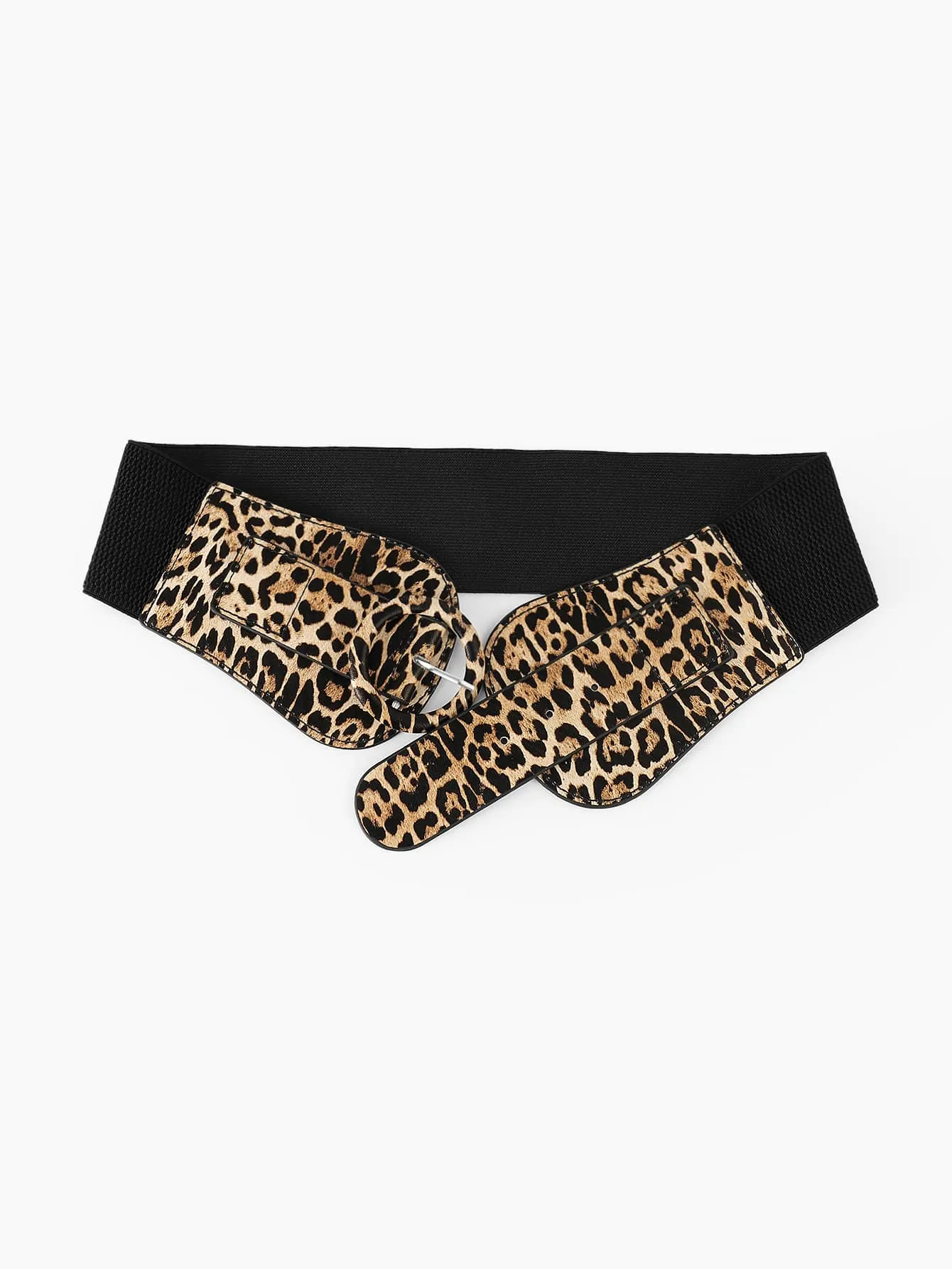 Leopard Pattern Elastic Belt