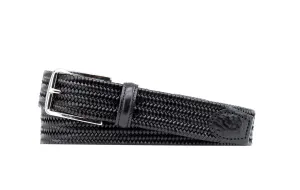 Lexington Braided Leather Belt (Black)