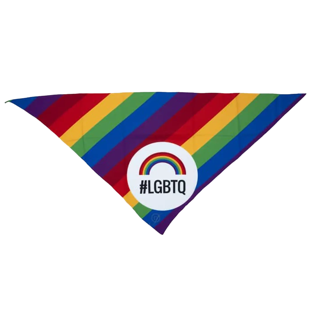 #LGBTQ Bandana by Dog Fashion Living