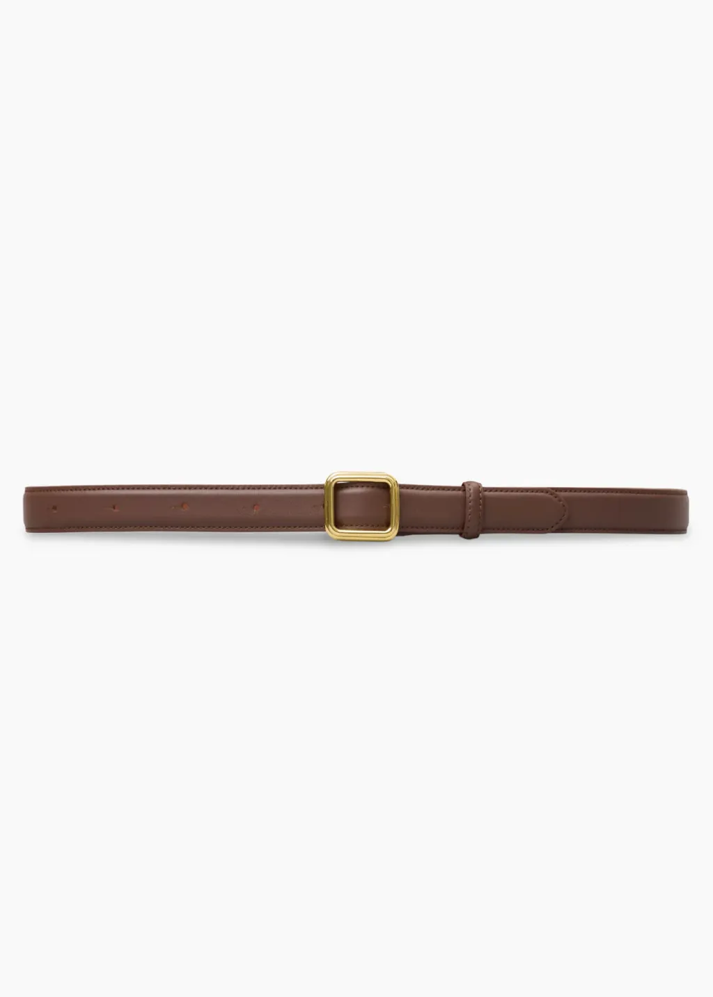 LIÉ Studio Georgia Wide Belt in Chocolate