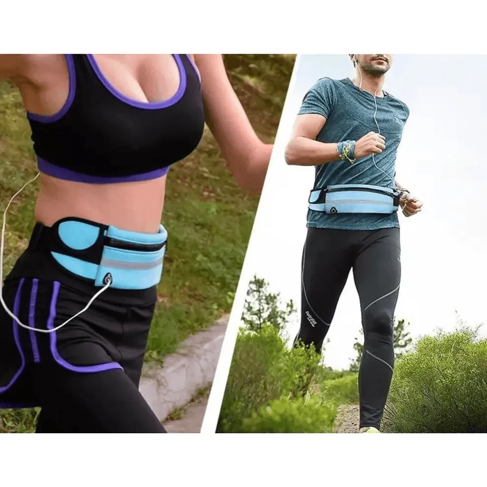 Lightweight Sports Running Waist Bag Unisex Belt Bag Waterproof Fanny Pack Bright Colors Fitness Workout Waist Bag