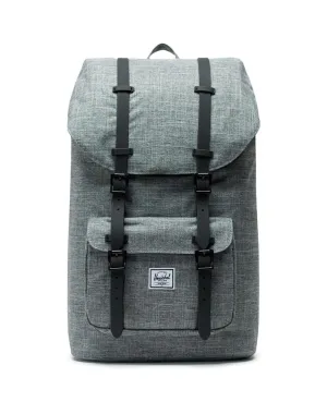 Little America Backpack Raven Crosshatch Black