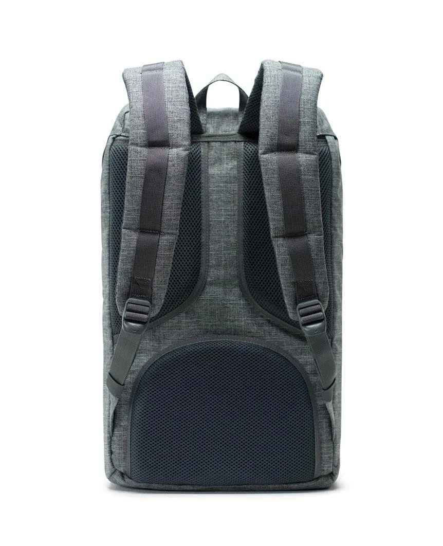 Little America Backpack Raven Crosshatch Black