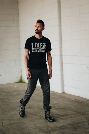 Live For Something Tee - Black