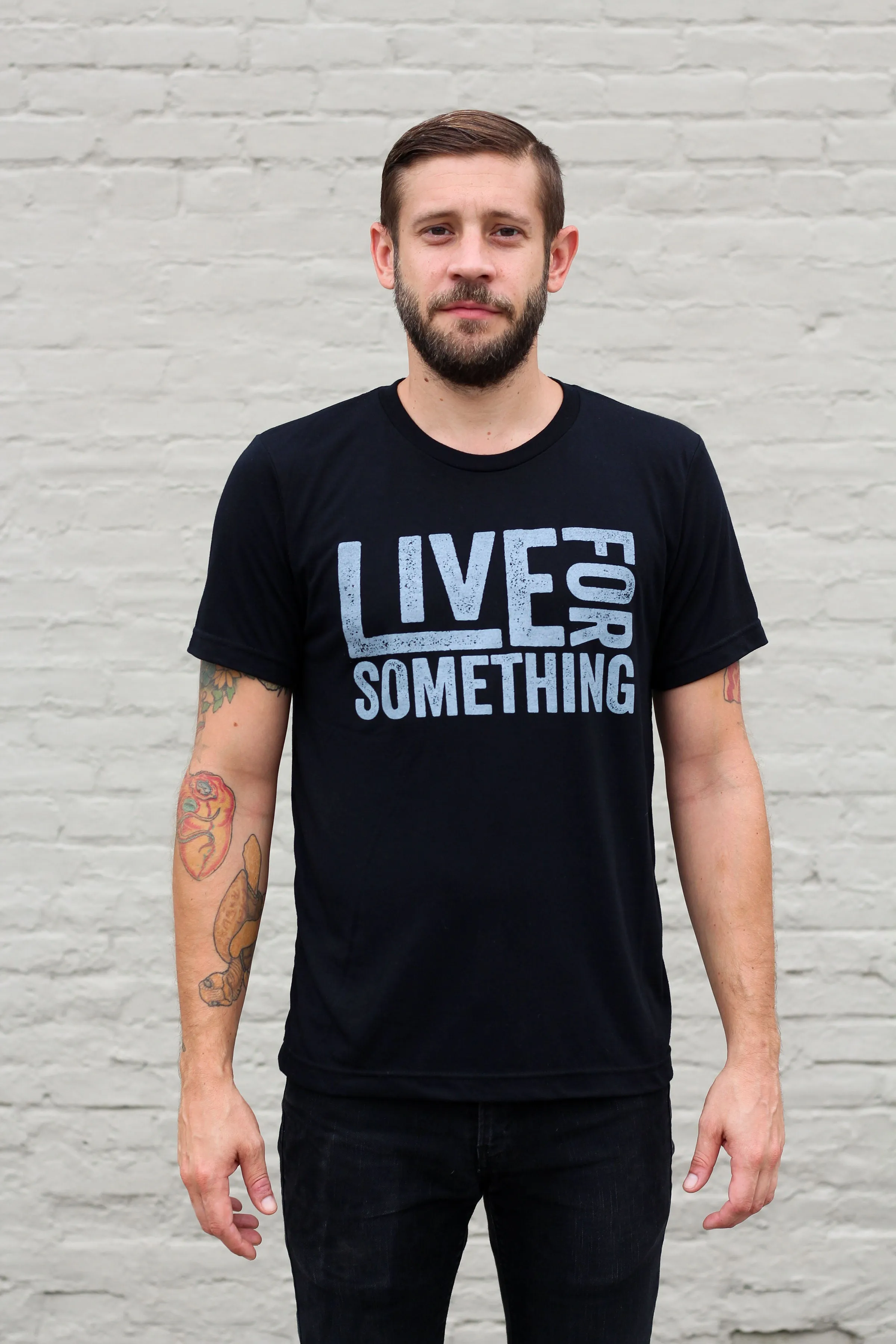Live For Something Tee - Black
