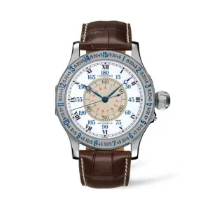 Longines Lindbergh Automatic White Dial Men's Watch L2.678.4.11.0