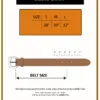 Loop Leather Skye Leather Belt - Tan