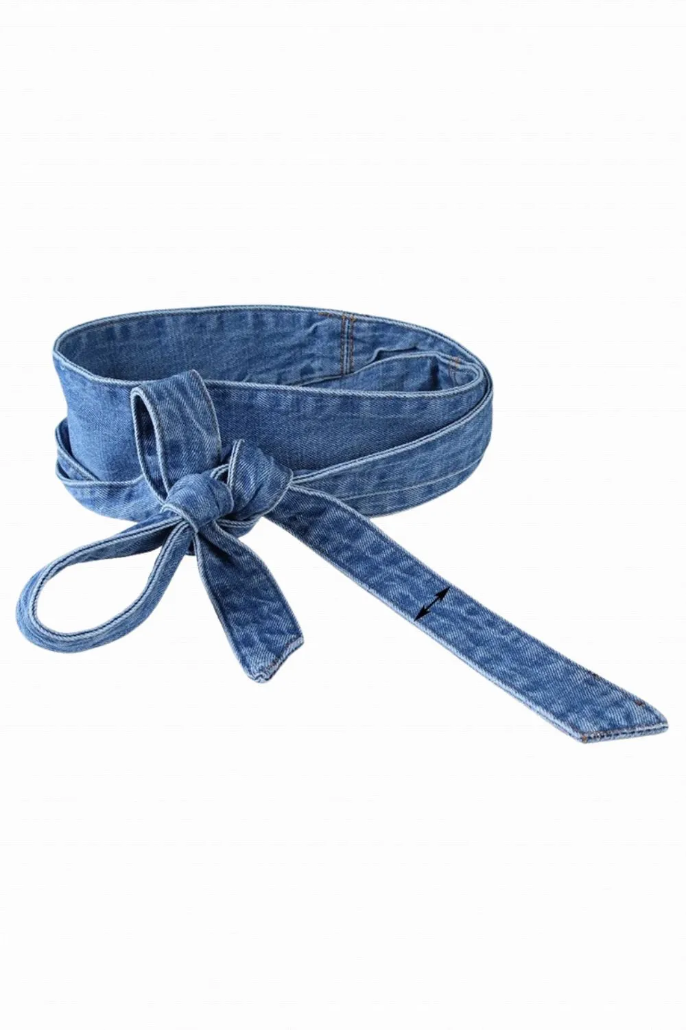 LOST   FOUND QUATTRO DENIM OBI BELT