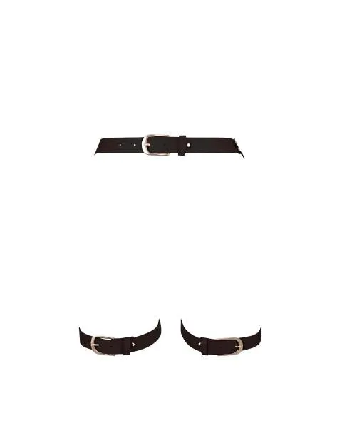 Lotus Thigh Harness - Black/Gold -