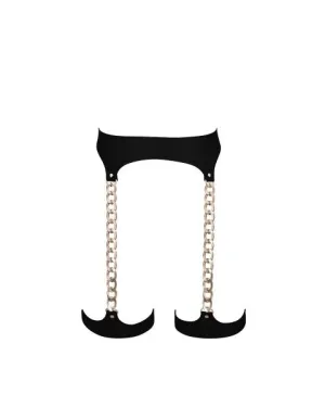 Lotus Thigh Harness - Black/Gold -