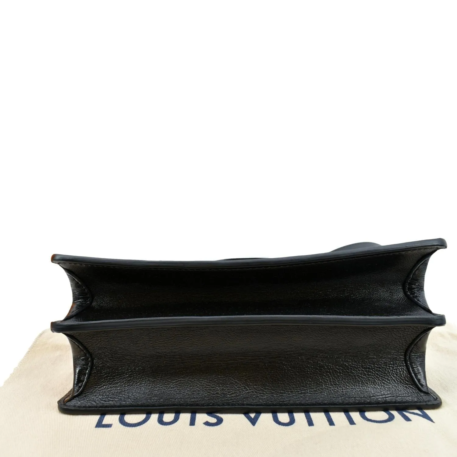 LOUIS VUITTON Giant Dauphine MM Monogram Reverse Canvas Shoulder Bag Brown