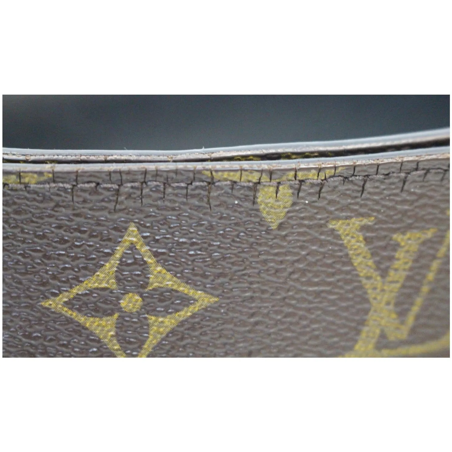 LOUIS VUITTON LV Initiales Monogram Canvas Belt Brown