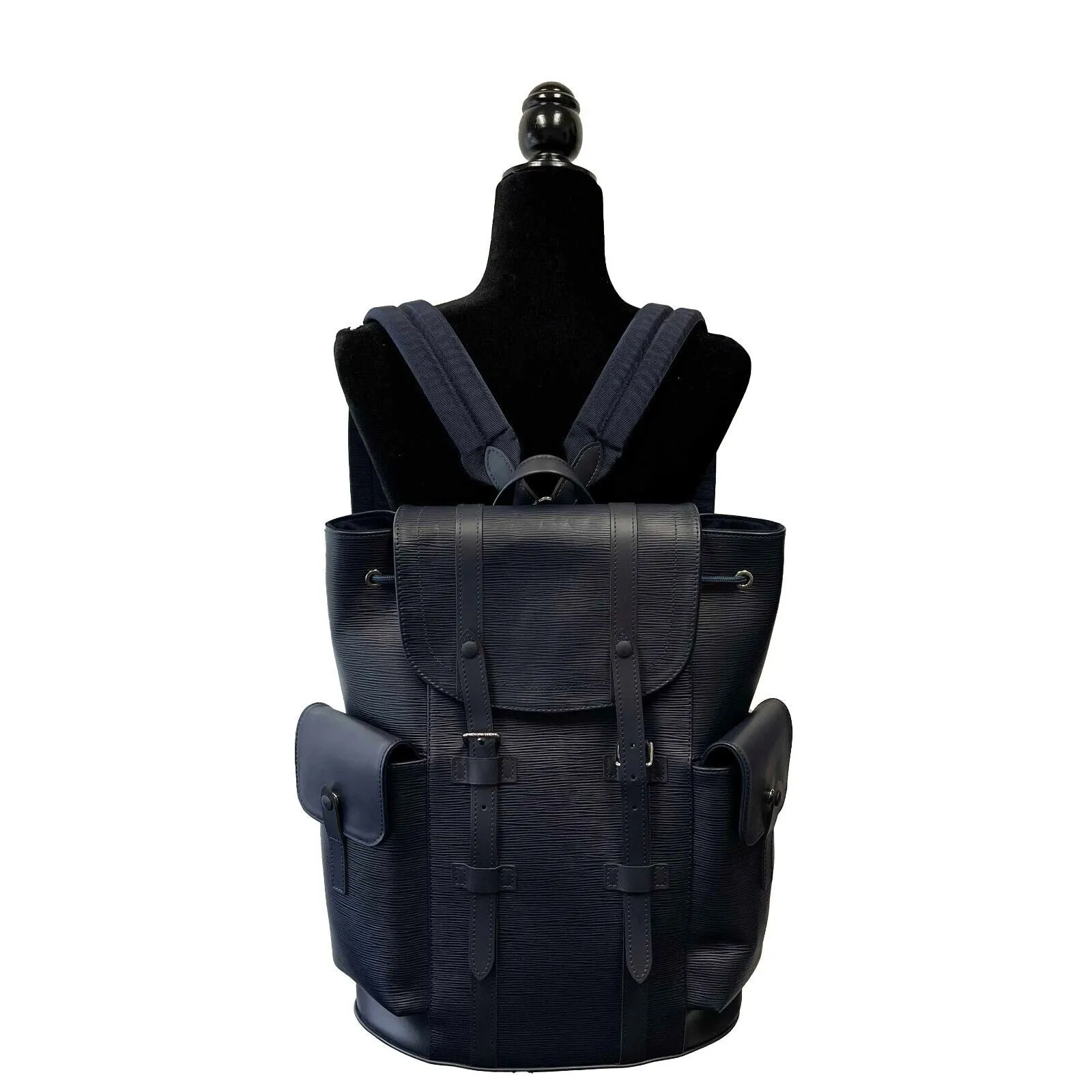 Louis Vuitton - LV - NEW Christopher MM Medium Navy Blue Backpack