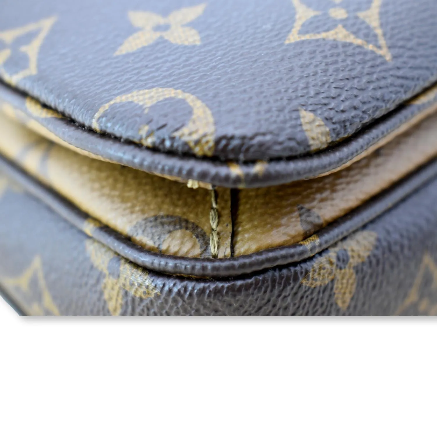 LOUIS VUITTON  Metis Pochette Reverse Monogram Canvas Crossbody Bag Brown