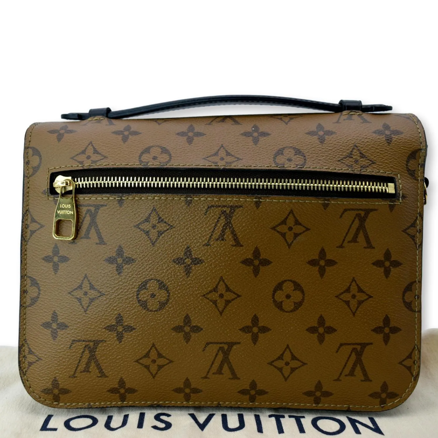 LOUIS VUITTON  Metis Pochette Reverse Monogram Canvas Crossbody Bag Brown