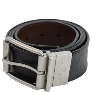 LOUIS VUITTON Reversible Boston Damier Infini Belt Black Size 40