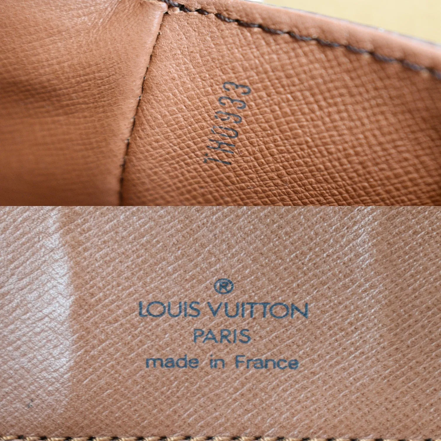 LOUIS VUITTON Saint Cloud GM Monogram Canvas Crossbody Bag Brown