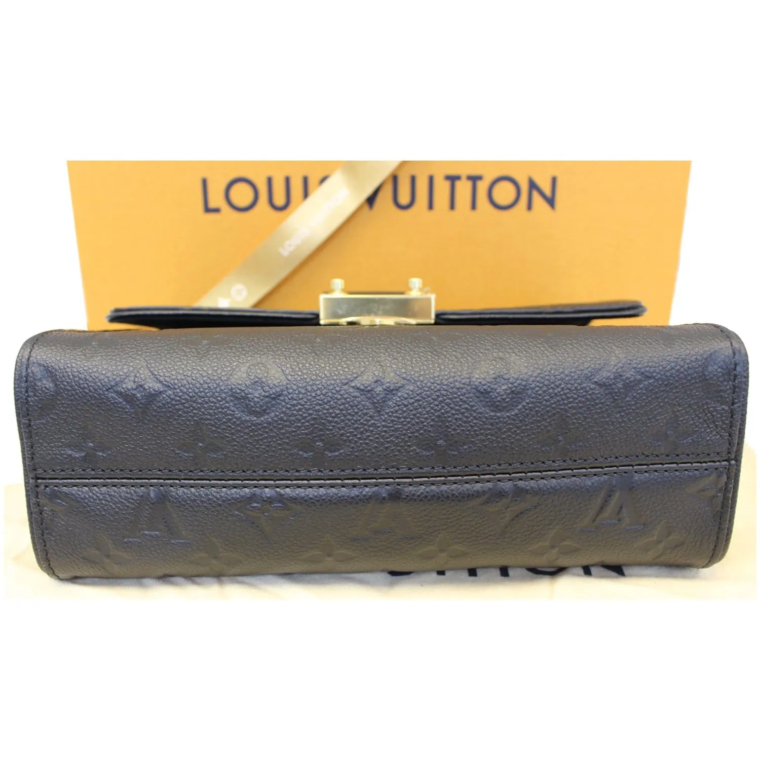 LOUIS VUITTON Saint Sulpice PM Empreinte Leather Crossbody Bag Noir