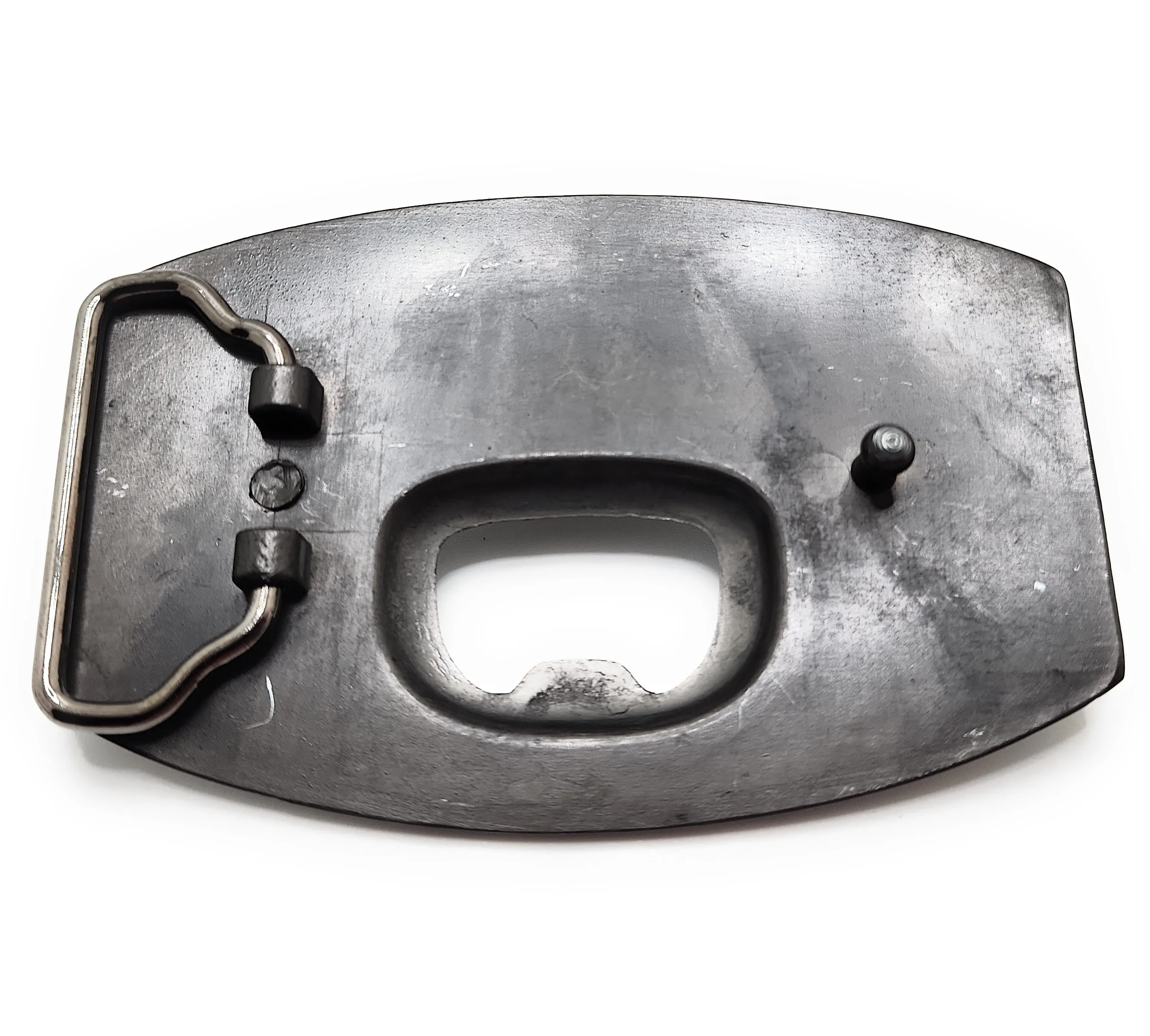 Lou's Bar & Package Belt Buckle Bottle Opener