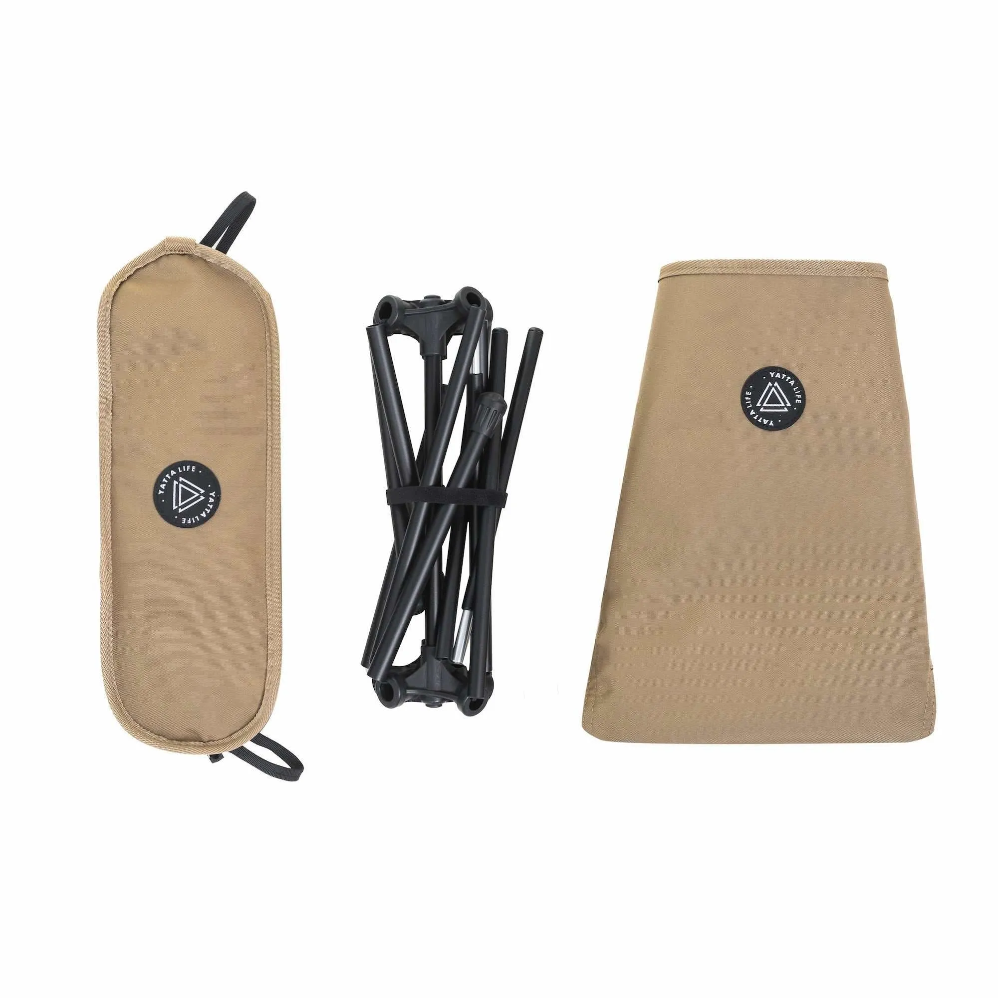 Low Back Ultralight Folding Camping Chair with Storage Pouch