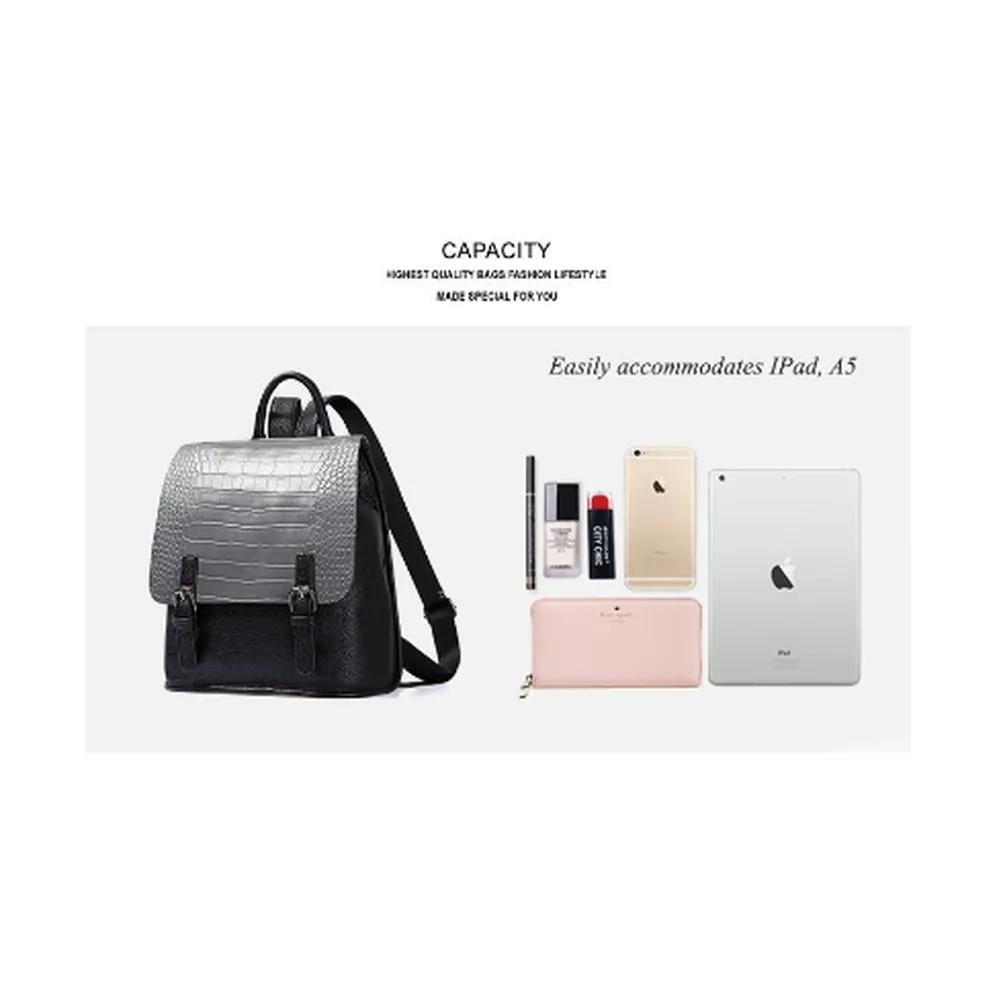 <bold>Fashion Backpack  <br>Vegan-Leather