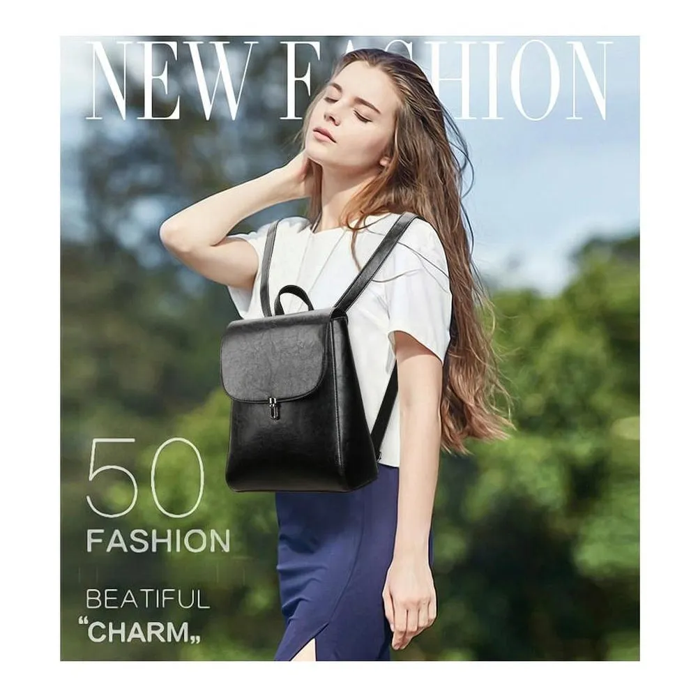 <bold>Fashion Backpack  <br>Vegan-Leather