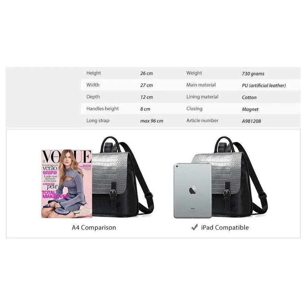<bold>Fashion Backpack  <br>Vegan-Leather