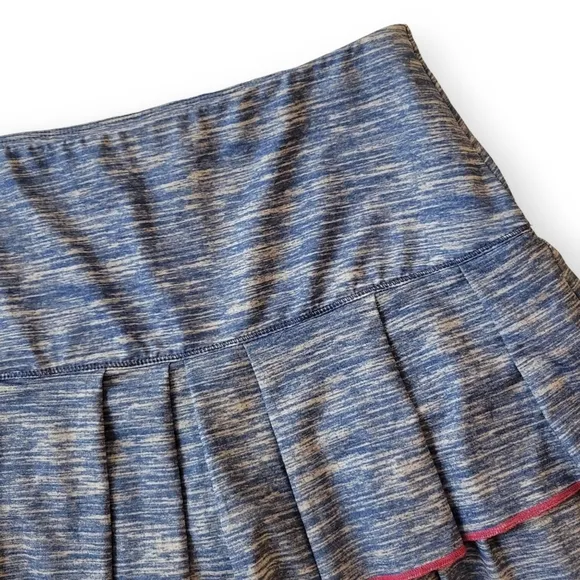 LUCKY IN LOVE Blue Denim Tennis Skirt Skort Gym Athletic Medium 8-10