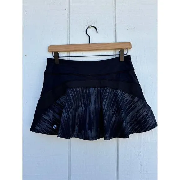 Lululemon Skort, Pickleball Skort, Black &amp; Gray