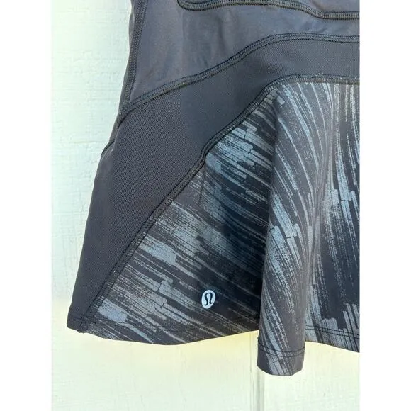 Lululemon Skort, Pickleball Skort, Black &amp; Gray