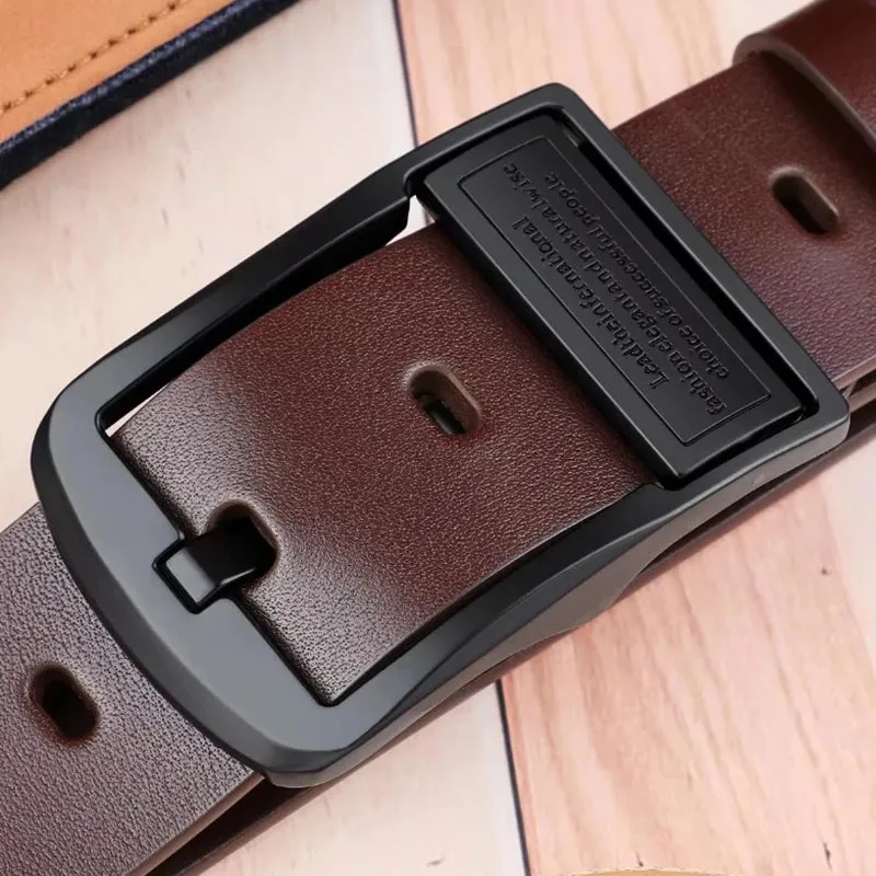 LuxeFit Men's Designer PU Leather Belt
