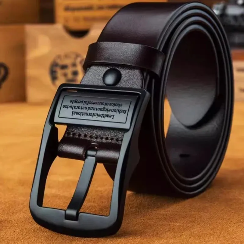 LuxeFit Men's Designer PU Leather Belt
