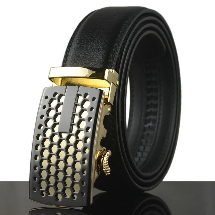 luxury belts for men high designer leather belts fashion automatic buckle belt