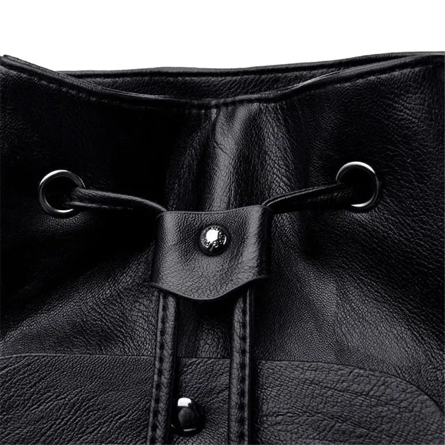 Luxury Soft Leather Women Backpack