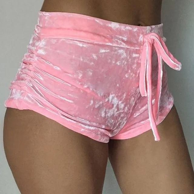 Luxury Velvet Shorts