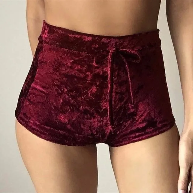 Luxury Velvet Shorts