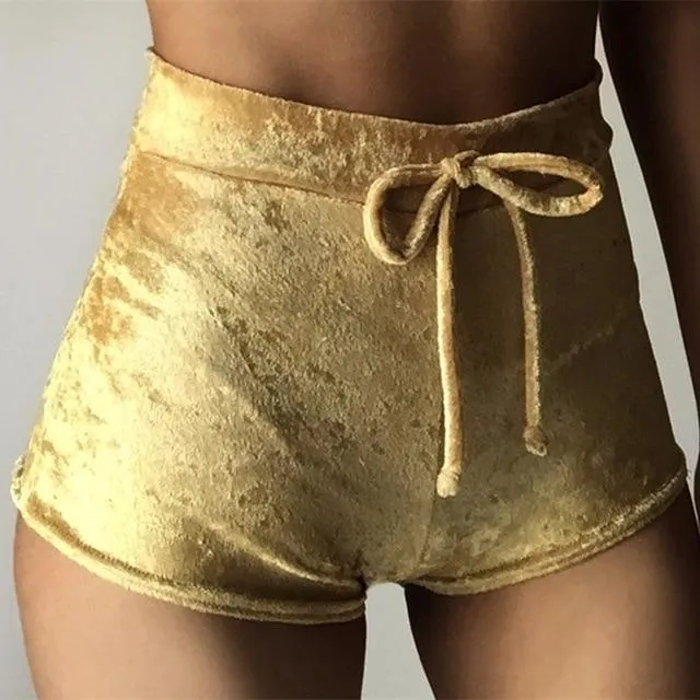 Luxury Velvet Shorts