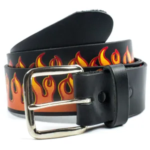 M281  1 1/2" Belt- Orange Flame