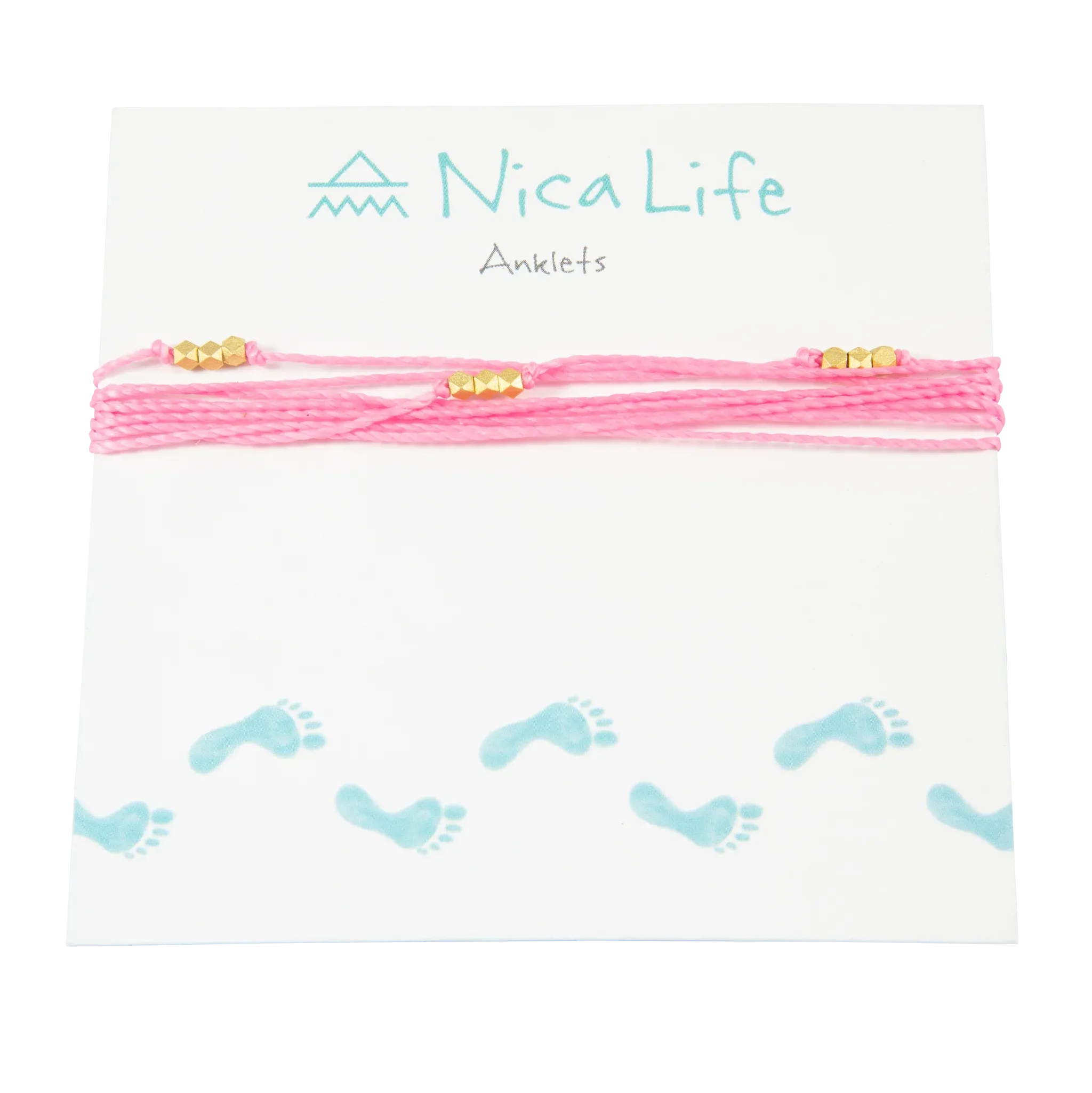 Macua Anklet-Pink..