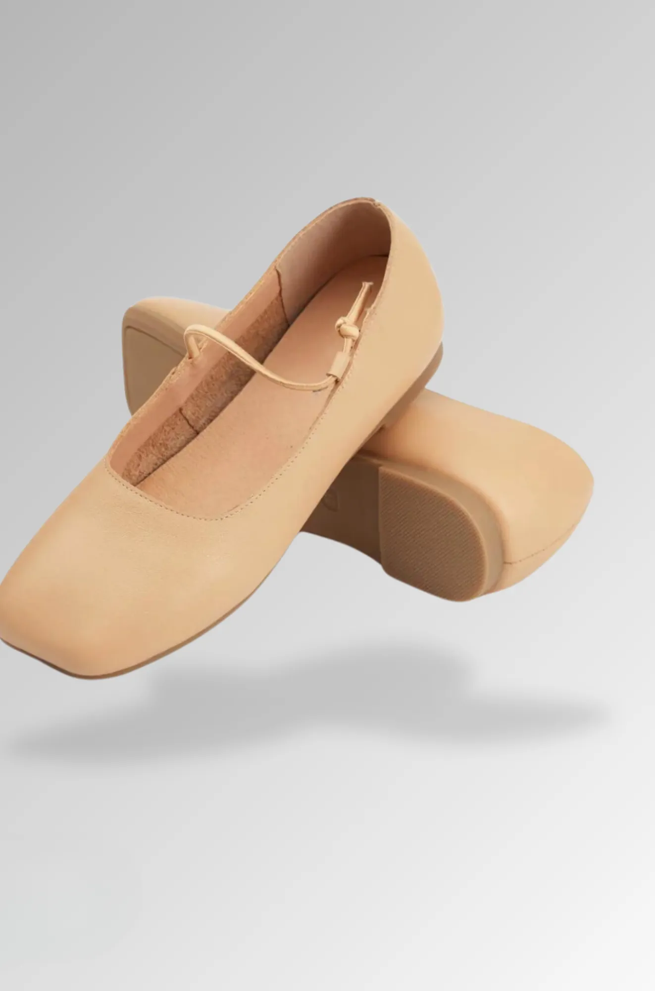 Mae Square Chic Flats - Ballerina Shoes for Woman