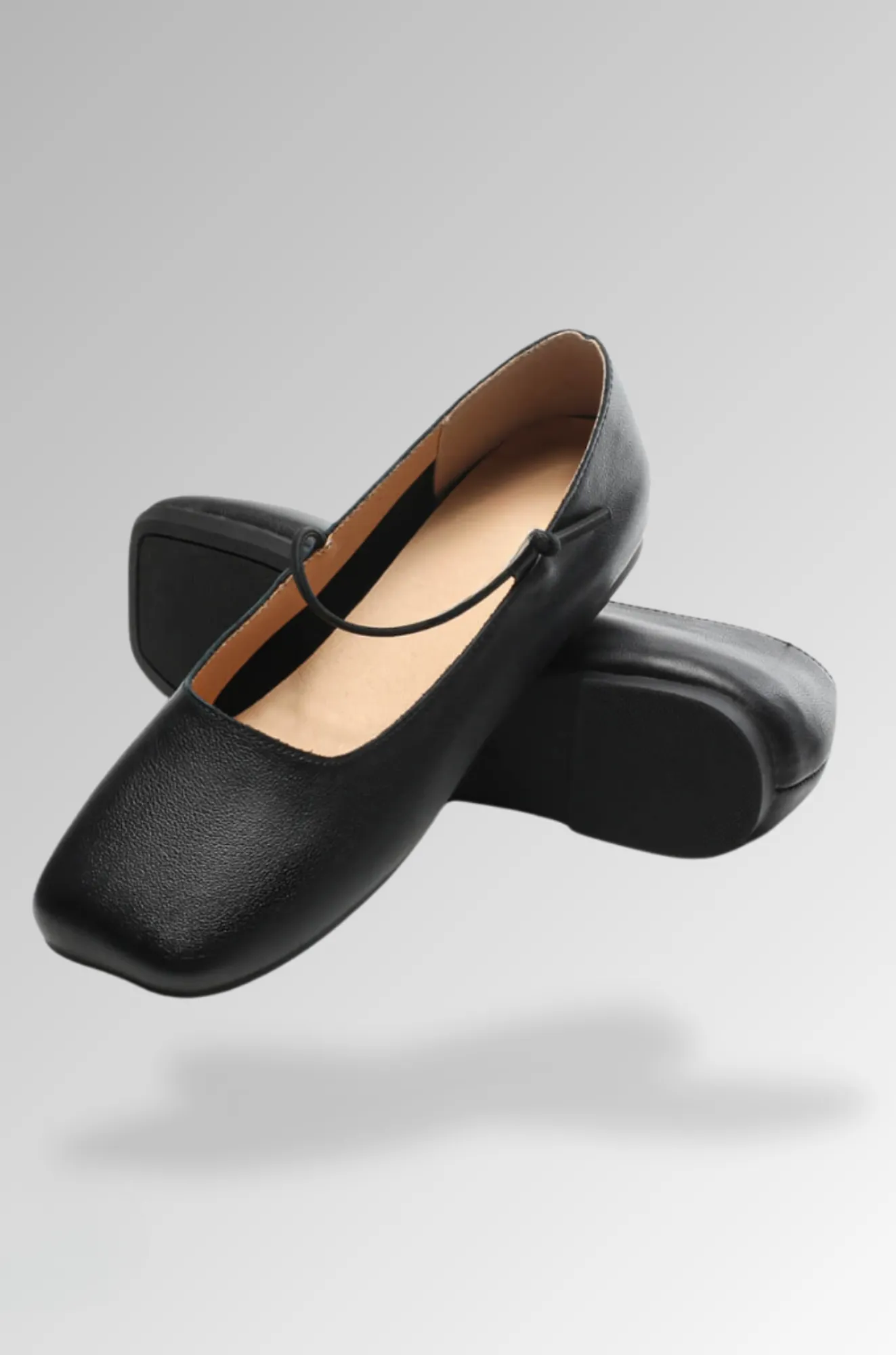 Mae Square Chic Flats - Ballerina Shoes for Woman