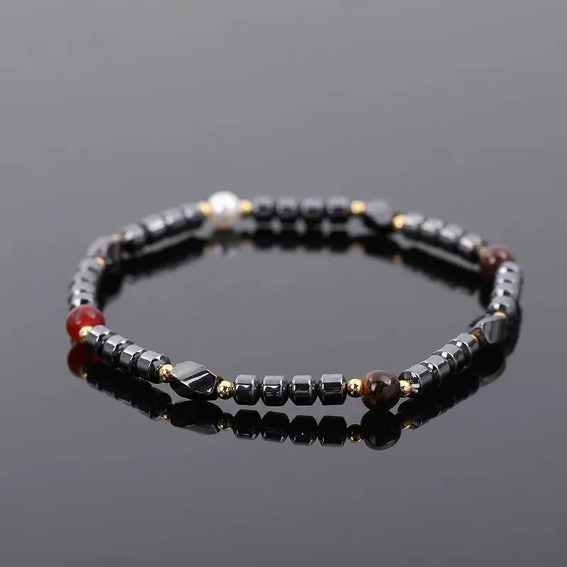 Magnet Anklets for Women Men Owl Animals Stone Magnetic Therapy Bracelets Anklet Pain Relief Slimming Health Jewelry